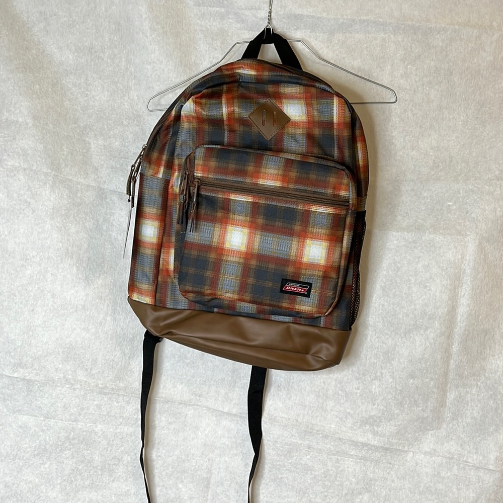 Dickies varsity plaid backpack